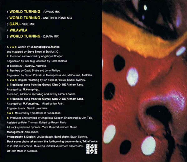 Yothu Yindi : World Turning (CD, Maxi)