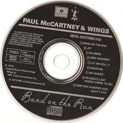 Paul McCartney & Wings* : Band On The Run (CD, Album, RE, Son)