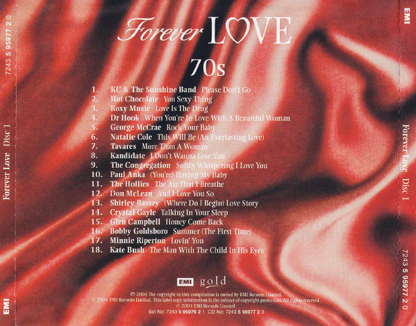 Various : Forever Love 70s (CD, Comp)