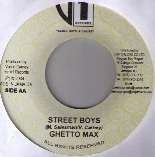 Jah Mason / Ghetto Max : Don't Blame Me / Street Boys (7")