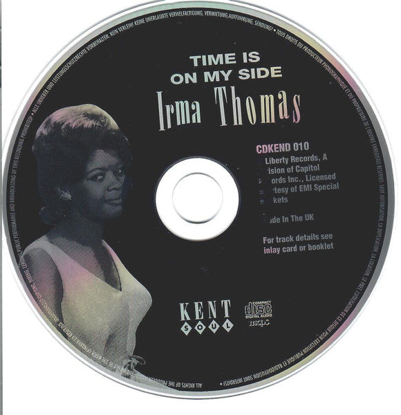 Irma Thomas : Time Is On My Side (CD, Comp, RE, EDC)