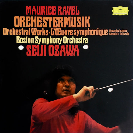 Maurice Ravel / Boston Symphony Orchestra, Seiji Ozawa : Orchestermusik = Orchestral Works = L'Œuvre Symphonique (4xLP, Comp + Box)