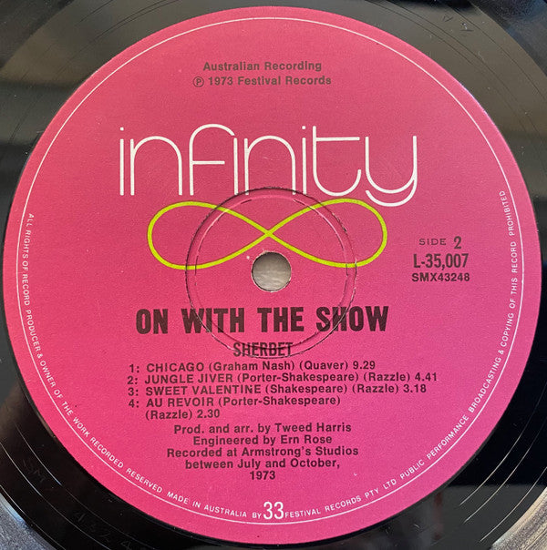 Sherbet : On With The Show (LP, Album)