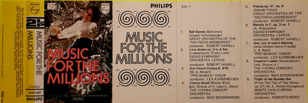 Various : Music For The Millions (Cass, Album, Comp)