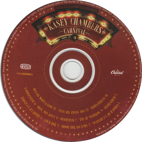 Kasey Chambers : Carnival (CD, Album)