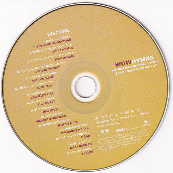 Various : Wow Hymns  (2xCD, Comp, RE)