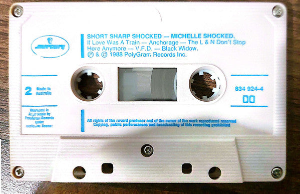 Michelle Shocked : Short Sharp Shocked (Cass, Album, Dol)