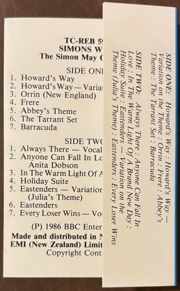 The Simon May Orchestra : Simon's Way (Cass, Album)