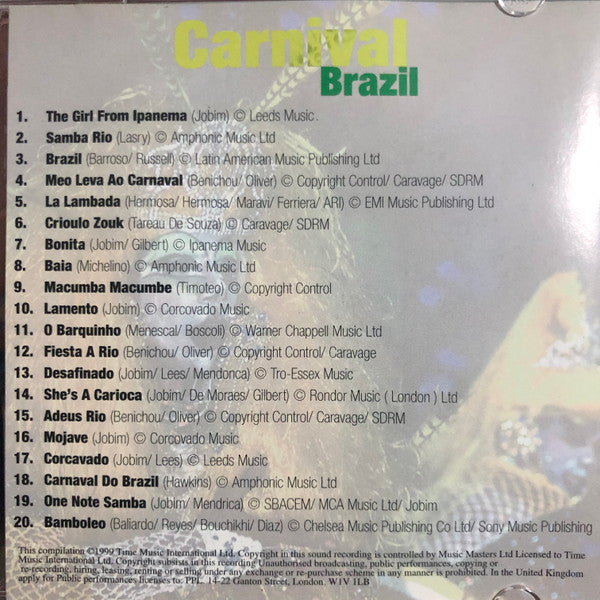 Various : Carnival Brazil (CD, Comp)