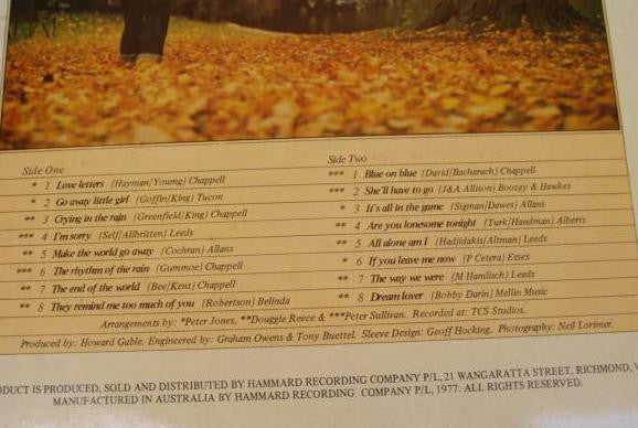 Allison Durbin : Are You Lonesome Tonight (LP, Album, Gat)