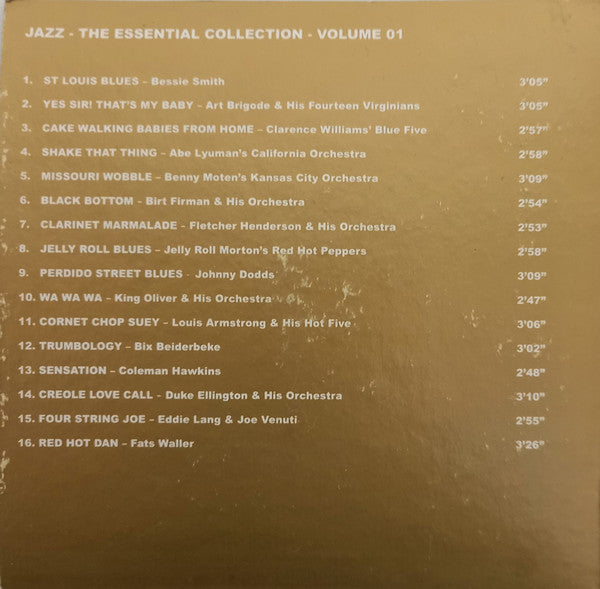 Various : Jazz-The Essential Collection-Volume 01 (CD, Comp)