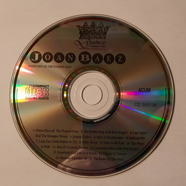 Joan Baez : Where Have All The Flowers Gone (CD, Comp)