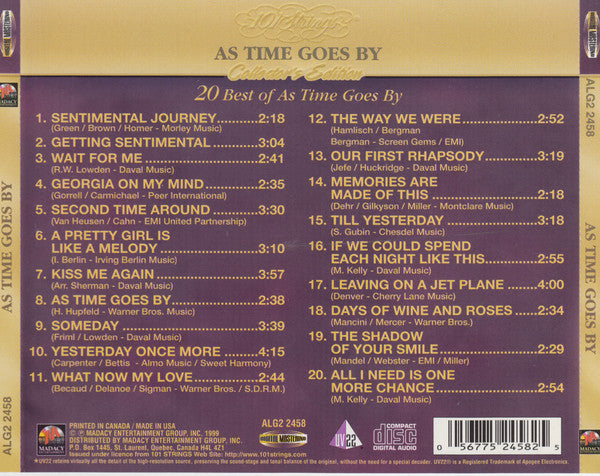 101 Strings : As Time Goes By (CD, Album)