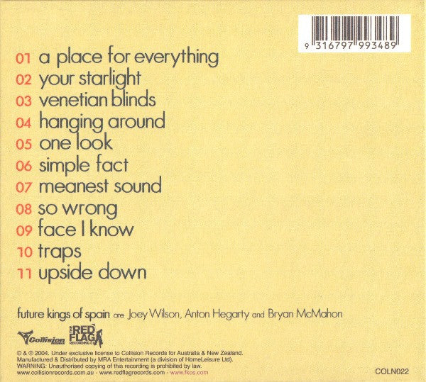 Future Kings Of Spain : Future Kings Of Spain (CD, Album, Dig)