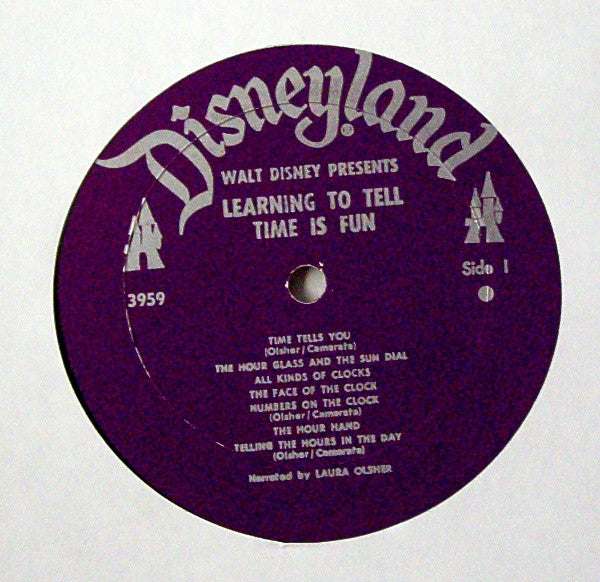 Laura Olsher & Tutti Camarata : Learning To Tell Time Is Fun (LP, Album, Gat)