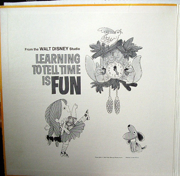 Laura Olsher & Tutti Camarata : Learning To Tell Time Is Fun (LP, Album, Gat)
