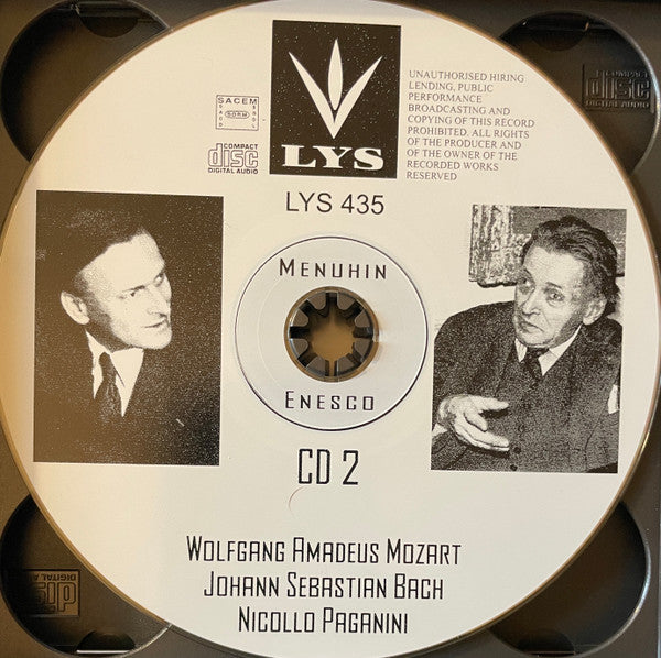 Georges Enesco* & Yehudi Menuhin : A Legendary Collaboration (4xCD, Comp + Box, Comp)