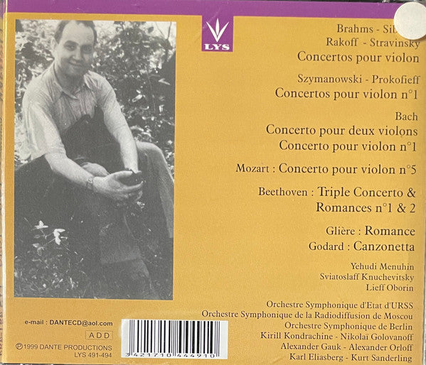 David Oistrach : Oeuvres Pour Violon Et Orchestre . Volume 3 (4xCD, Comp, Mono)