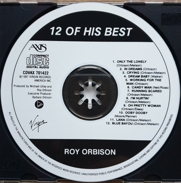 Roy Orbison : 12 Of His Best (CD, Comp)