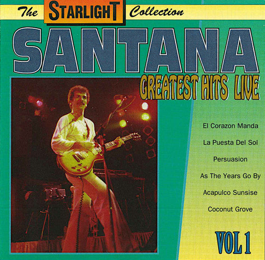 Santana : Greatest Hits Live Vol 1 (CD, Comp)