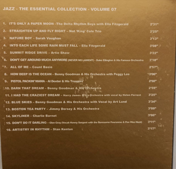 Various : Jazz-The Essential Collection-Volume 07 (CD, Comp)