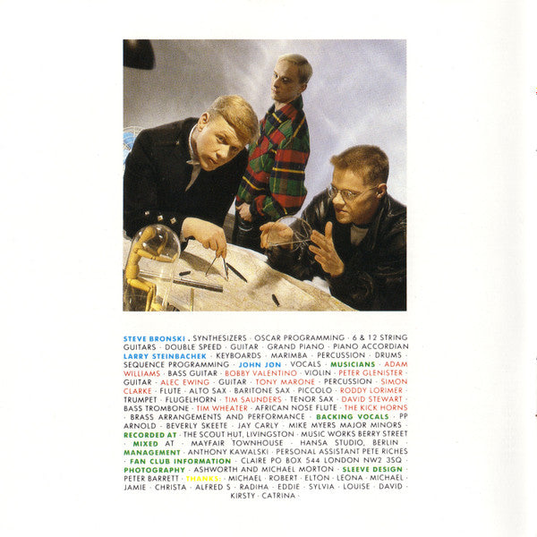 Bronski Beat : Truthdare Doubledare (CD, Album)