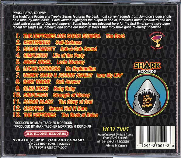 Various : Shark Records : In The Belly Of The Whale (CD, Comp)