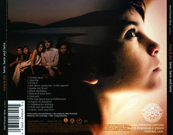 Meg & Dia : Here, Here And Here (CD, Album)