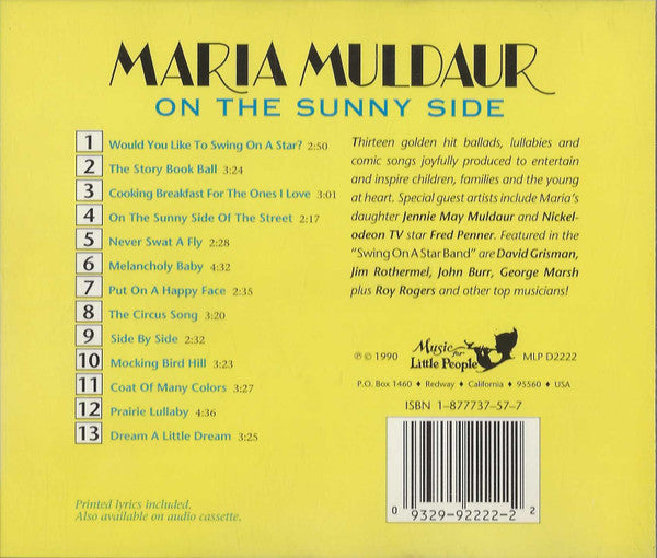 Maria Muldaur And Friends* : On The Sunny Side (CD, Album)