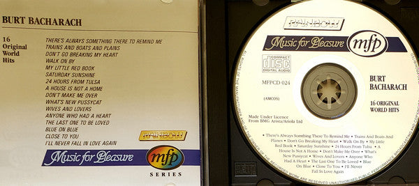 Burt Bacharach : 16 Original World Hits (CD, Comp, RE)