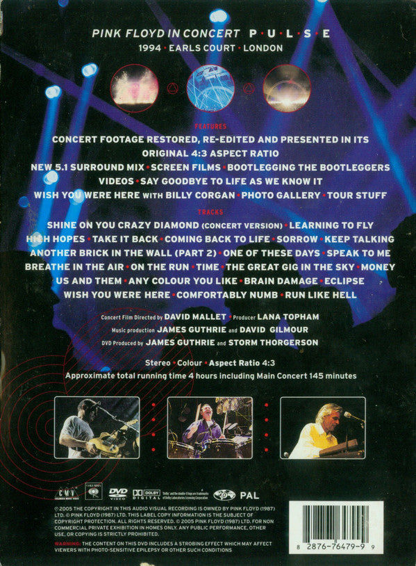 Pink Floyd : Pulse (2xDVD-V, Multichannel, PAL)