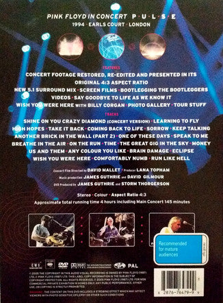 Pink Floyd : Pulse (2xDVD-V, Multichannel, PAL)