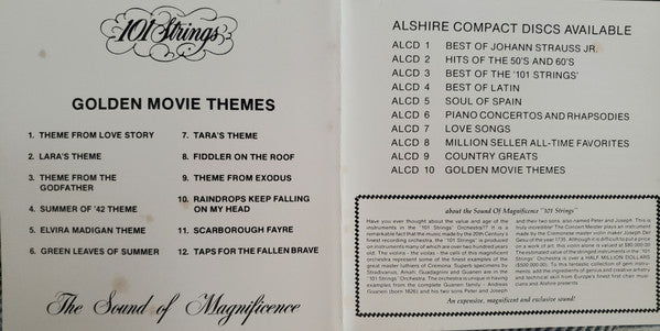 101 Strings : Golden Movie Themes (CD, Album)