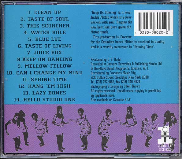 Jackie Mittoo : Keep On Dancing (CD, Album)