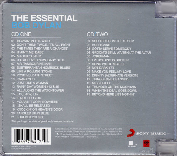 Bob Dylan : The Essential Bob Dylan (2xCD, Comp, Sup)