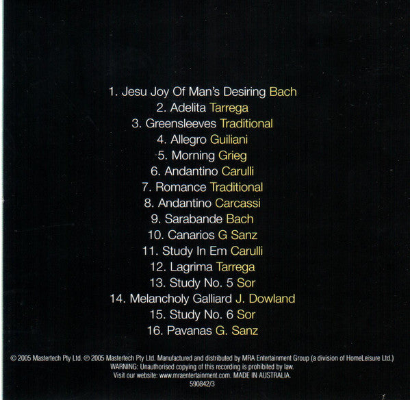 Various : The Most Beautiful Guitar Music Ever (3xCD)