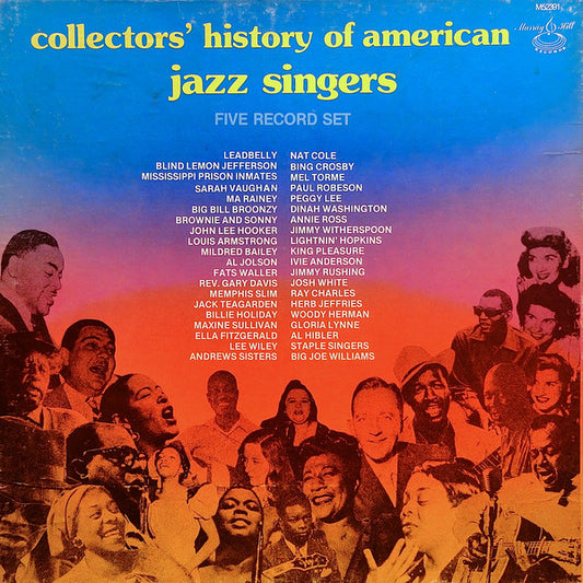 Various : Collectors' History Of American Jazz Singers (5xLP, Comp)