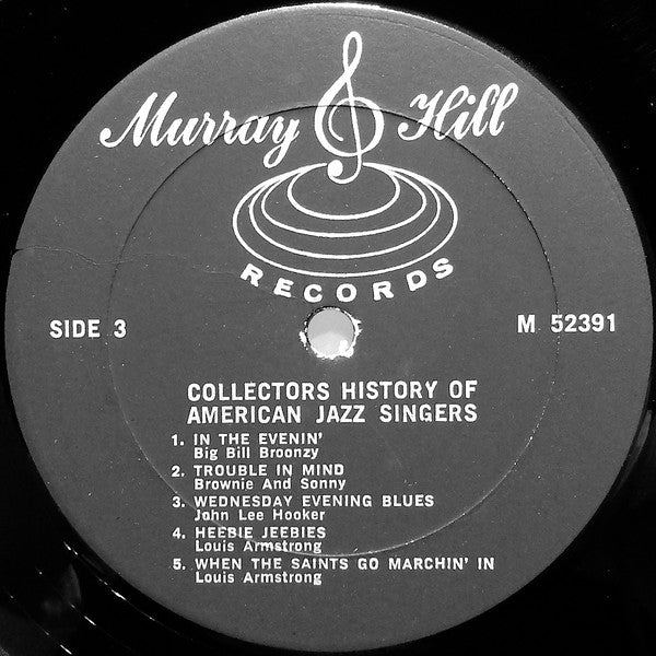 Various : Collectors' History Of American Jazz Singers (5xLP, Comp)