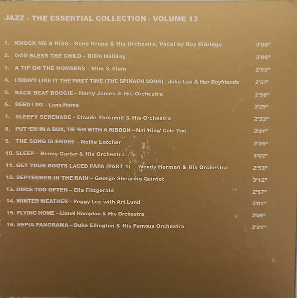 Various : Jazz-The Essential Collection-Volume 13  (CD, Comp)