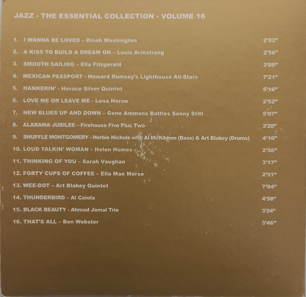 Various : Jazz-The Essential Collection-Volume 16 (CD, Comp)