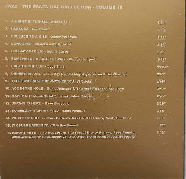 Various : Jazz-The Essential Collection-Volume 18 (CD, Comp)