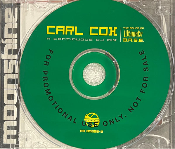 Carl Cox : The Sound Of Ultimate B.A.S.E. (CD, Mixed, Promo)