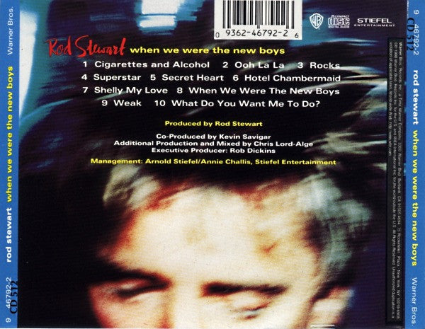 Rod Stewart : When We Were The New Boys (CD, Album)