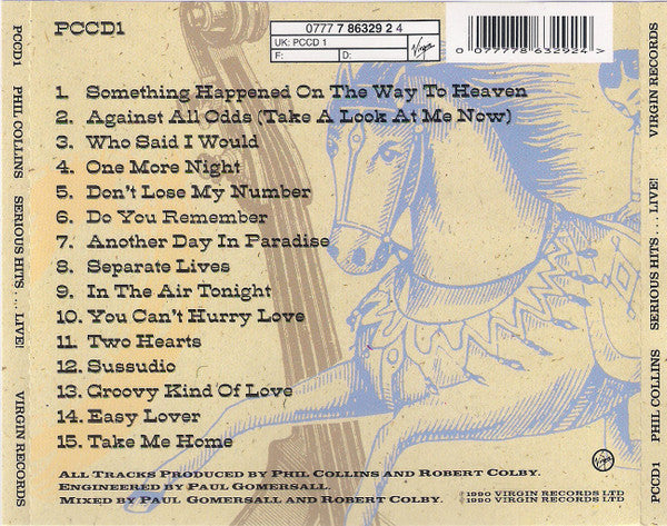 Phil Collins : Serious Hits...Live! (CD, Album, RE)