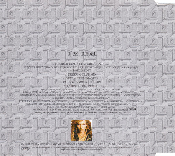 Jennifer Lopez : I'm Real (CD, Single, CD1)