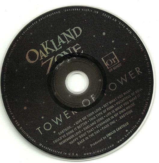 Tower Of Power : Oakland Zone (CD, Album, Dig)