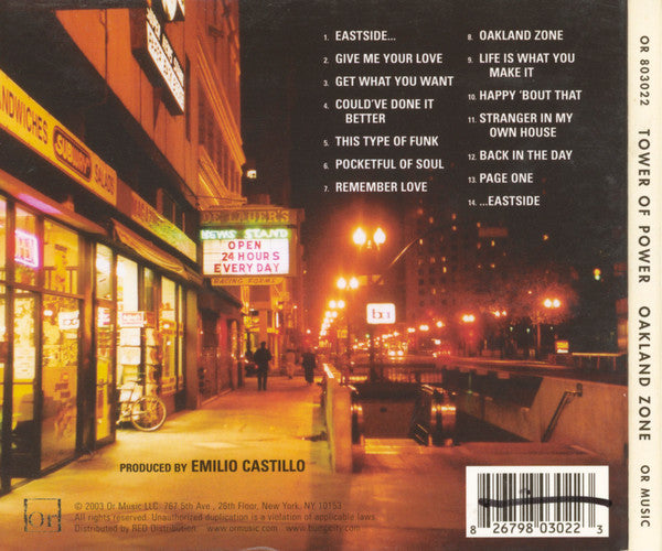 Tower Of Power : Oakland Zone (CD, Album, Dig)