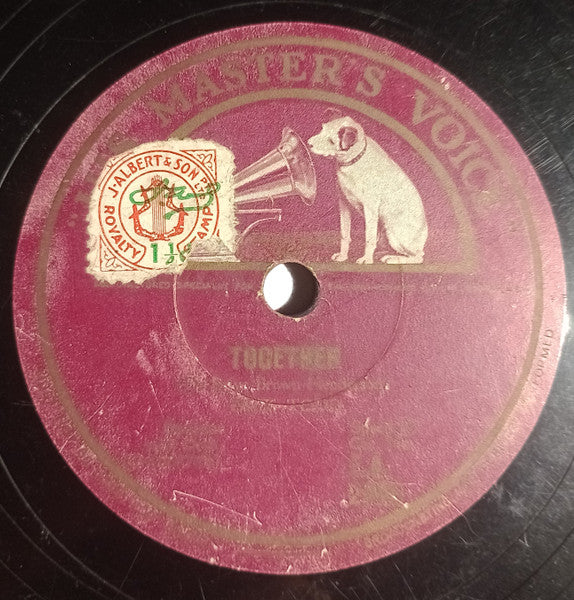 Dinah Shore, Dick Todd : Don't You Brush Me Off / Together  (Shellac, 10")