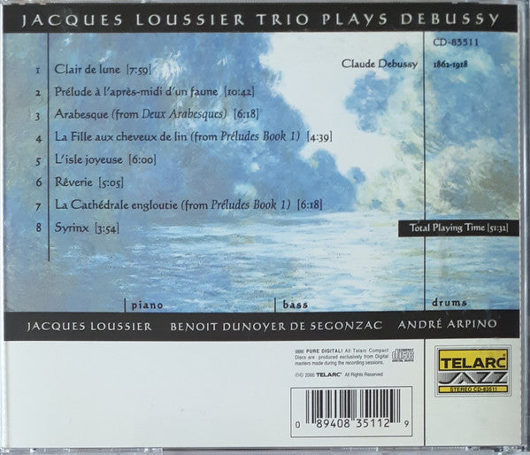 Jacques Loussier Trio : Plays Debussy (CD, Album)