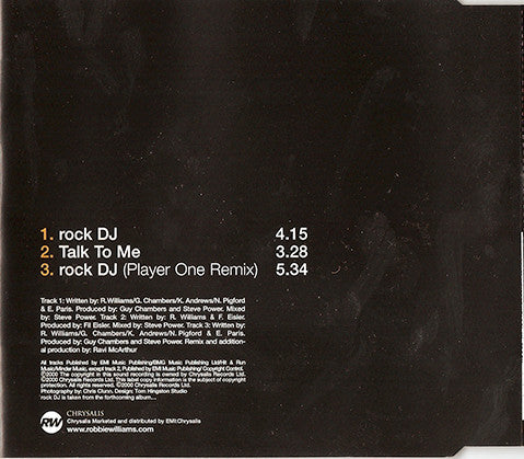 Robbie Williams : Rock DJ (CD, Single)